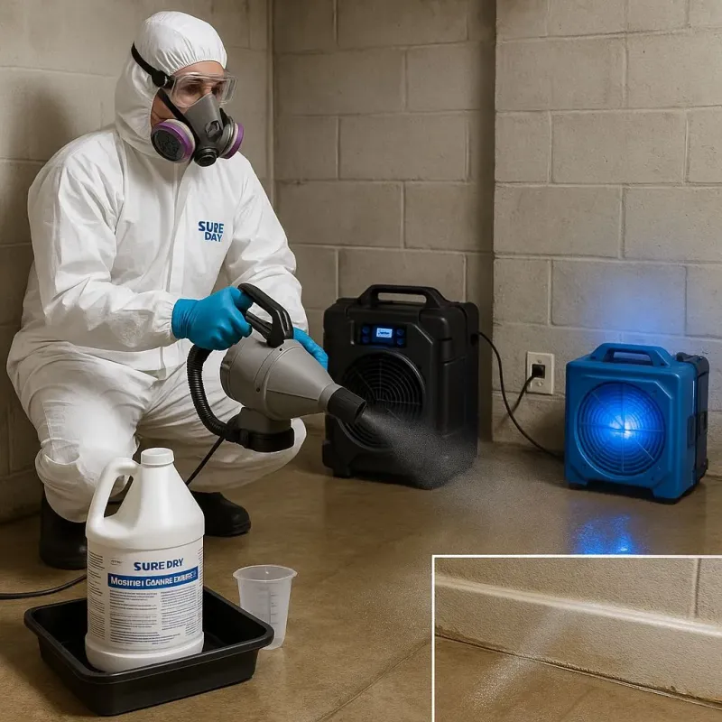 Sanitization and Odor Removal process in Brook Park, OH